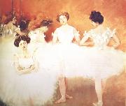 Ramon Casas Ballet Corps (nn02) oil on canvas